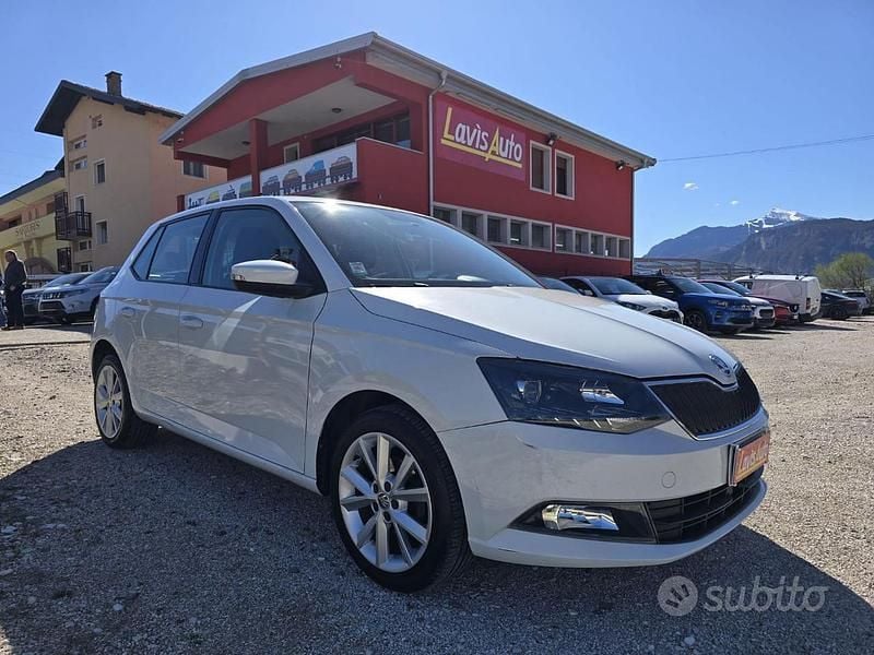 Usata Skoda Fabia Active 75 CV (55 kW) 2017 Bianco Berlina