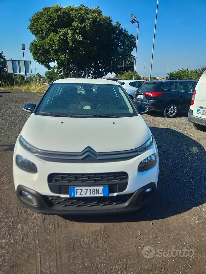 Usata Citroën C3 Shine 102 CV (75 kW) 2019 Bianco Utilitaria