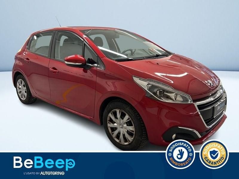 Usata Peugeot 208 Active 68 CV (50 kW) 2019 Rosso metallizzato Utilitaria