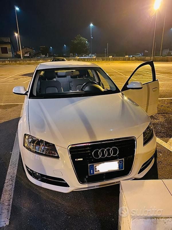 Usata Audi A3 S-Line 140 CV (102 kW) 2010 Bianco Utilitaria