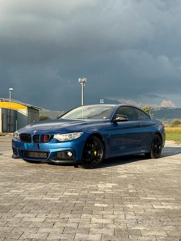 Usata BMW 420 Efficient Dynamics 190 CV (139 kW) 2015 Blu Coupé