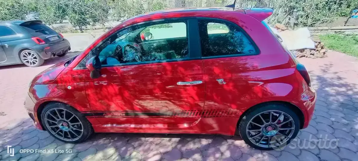 Usata Abarth 500 135 CV (99 kW) 2017 Rosso Berlina