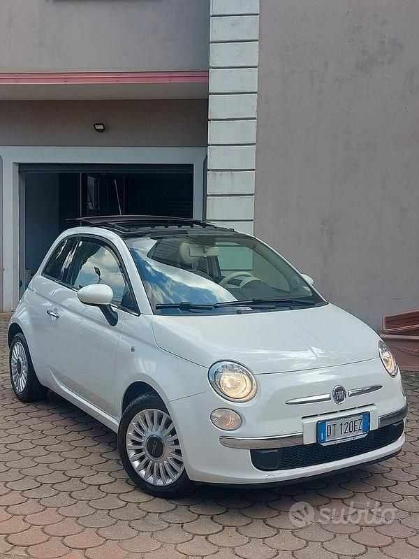 Usata Fiat 500 Lounge 2008 Bianco Berlina