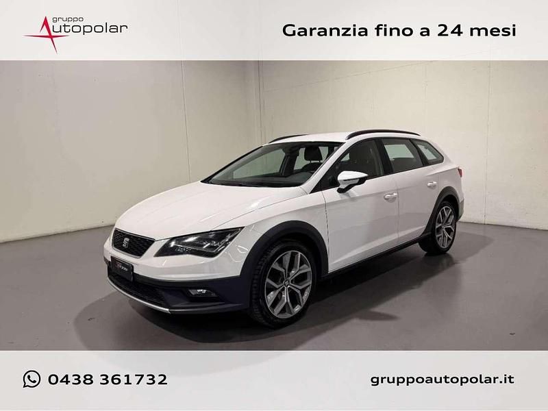Bianco Usata 2015 Seat Leon ST 4Drive Station wagon | 10.900 € (Buon prezzo) - Immagine 1/4