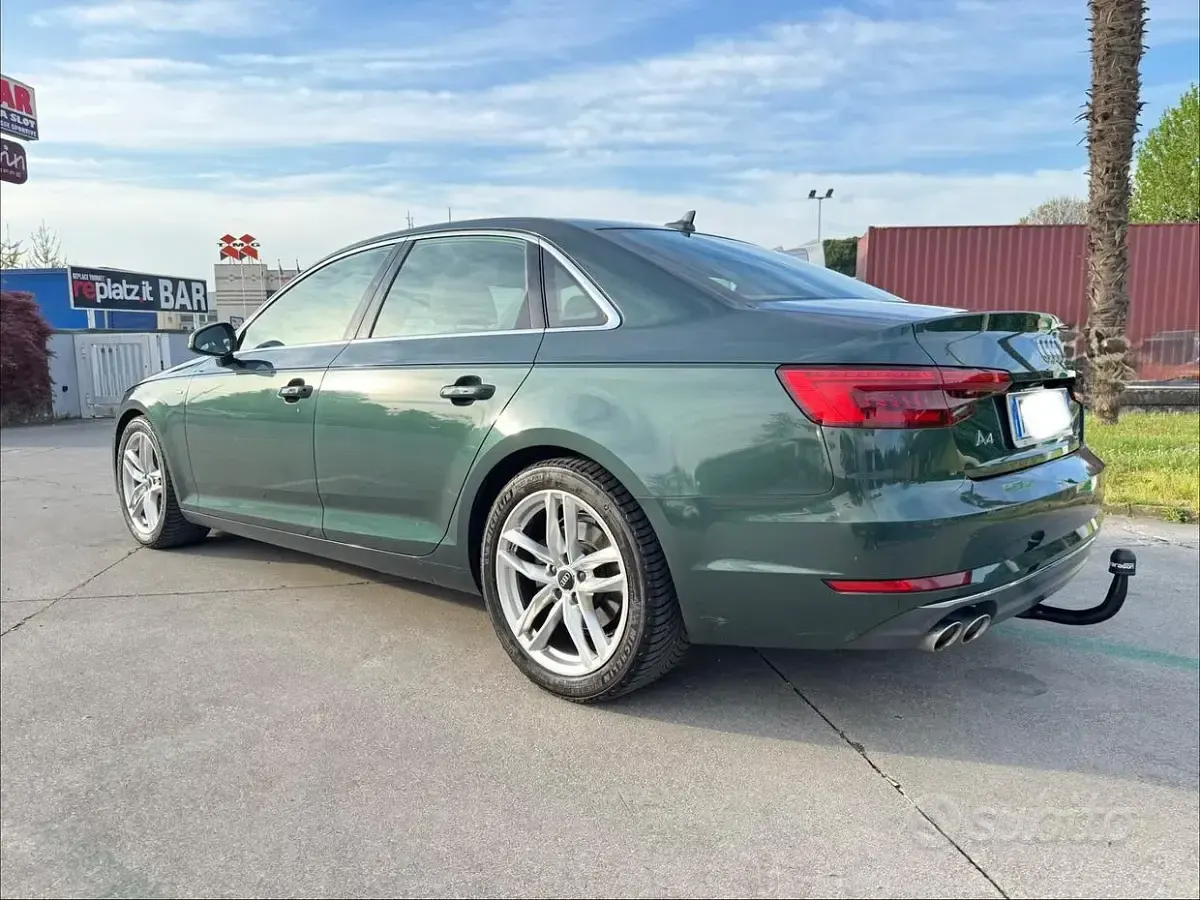 Usata Audi A4 Ambiente 190 CV (139 kW) 2016 Verde Berlina