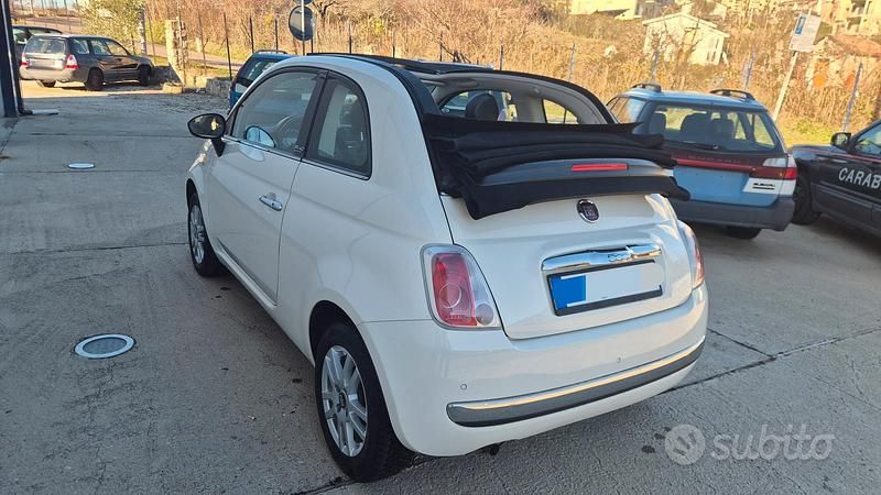 Usata Fiat 500C 2013 Bianco Cabrio