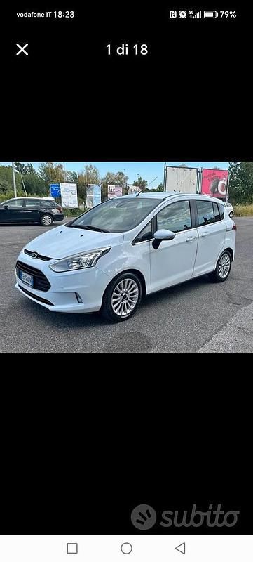 Bianco Usata 2013 Ford B-MAX Monovolume | 7000 € (Molto cara) - Immagine 1/4