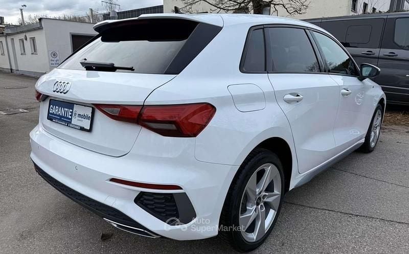 Usata Audi A3 S-Line 150 CV (110 kW) 2022 Bianco Berlina