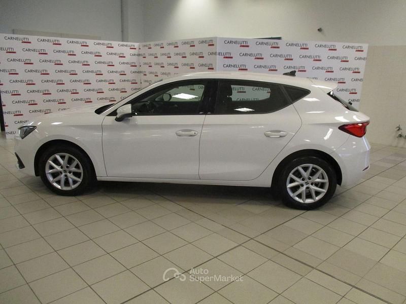 Usata Seat Leon 116 CV (85 kW) 2022 Bianco Berlina