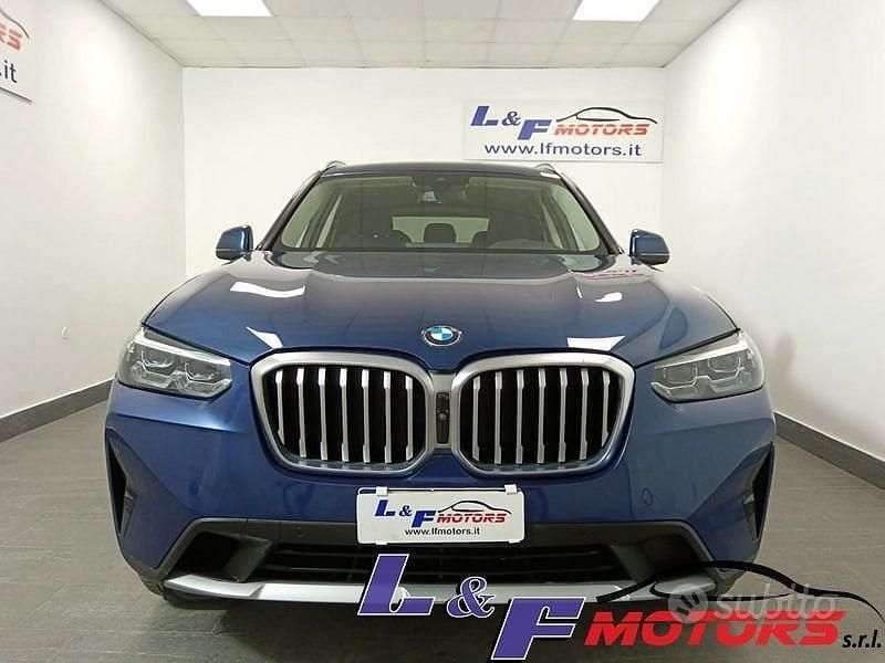 Usata BMW X3 190 CV (139 kW) 2022 Blu SUV