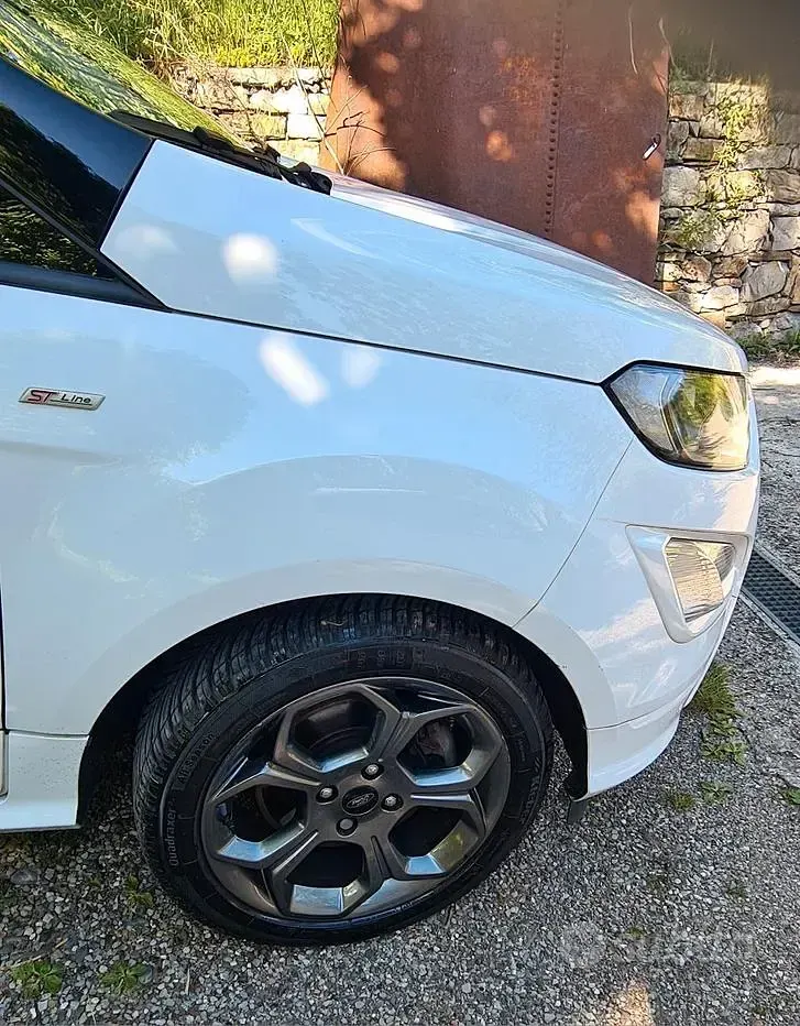 Usata Ford Ecosport ST-Line 99 CV (72 kW) 2018 Bianco SUV
