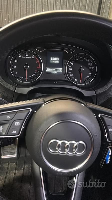 Usata Audi A3 Attraction 150 CV (110 kW) 2020 Nero Berlina