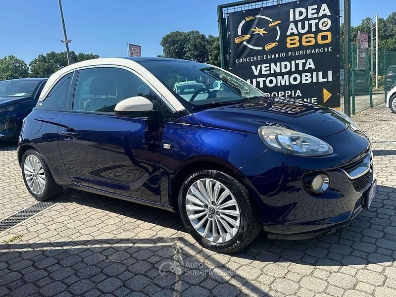 Usata Opel Adam Glam 69 CV (50 kW) 2015 Blu Utilitaria
