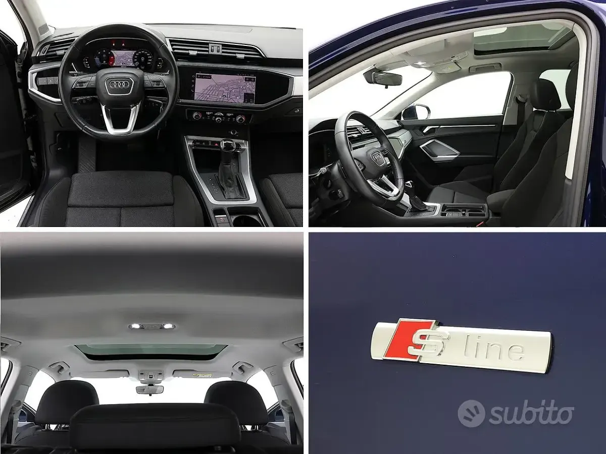 Usata Audi Q3 S-Line 150 CV (110 kW) 2021 Nero SUV
