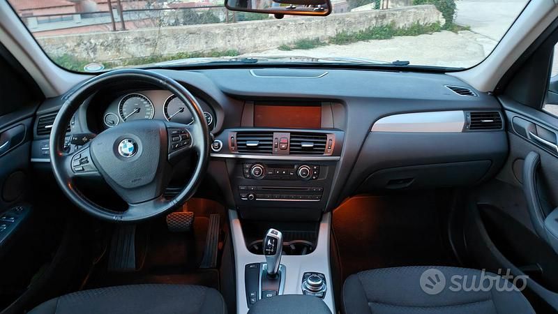 Usata BMW X3 Comfort Edition 184 CV (135 kW) 2012 Nero SUV