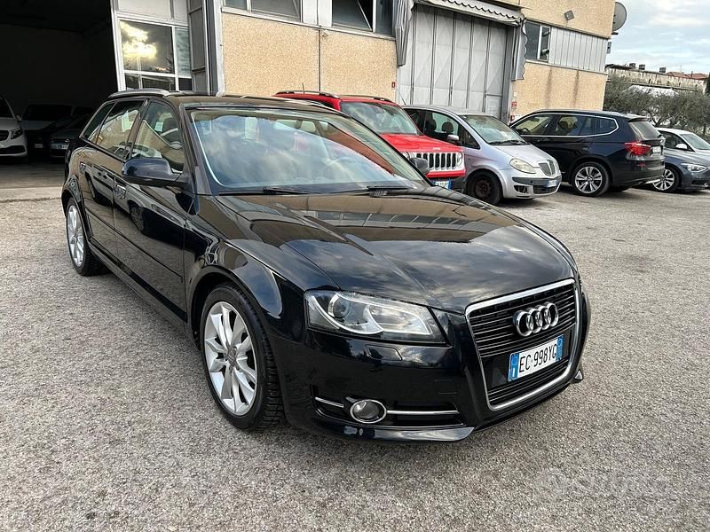 Usata Audi A3 Ambiente 105 CV (77 kW) 2010 Nero Utilitaria