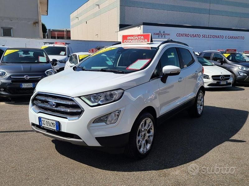 Usata Ford Ecosport Titanium 125 CV (91 kW) 2021 Bianco SUV