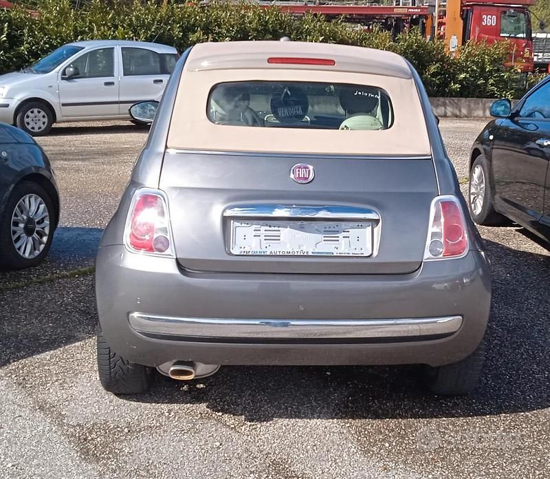 Usata Fiat 500C S 95 CV (69 kW) 2014 Grigio Cabrio