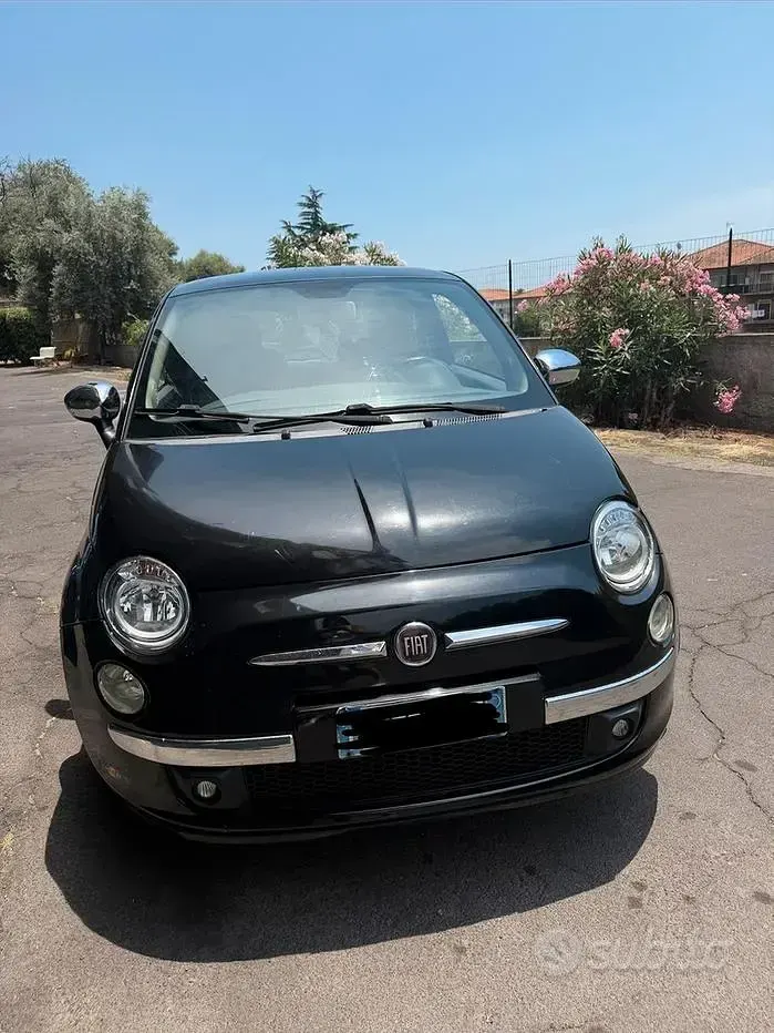 Usata Fiat 500 75 CV (55 kW) 2009 Nero Berlina