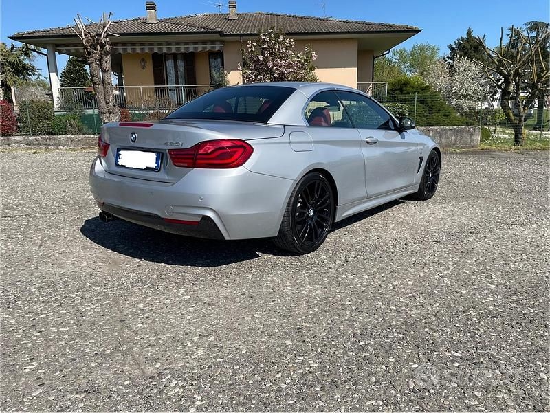 Usata BMW 430 Cabriolet Efficient Dynamics 252 CV (185 kW) 2017 Grigio Cabrio