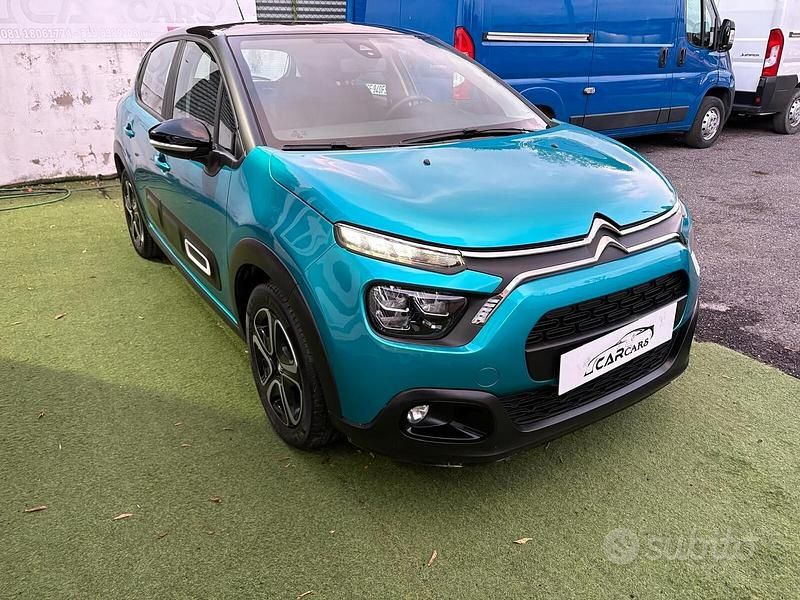 Usata Citroën C3 Shine 102 CV (75 kW) 2021 Verde Utilitaria