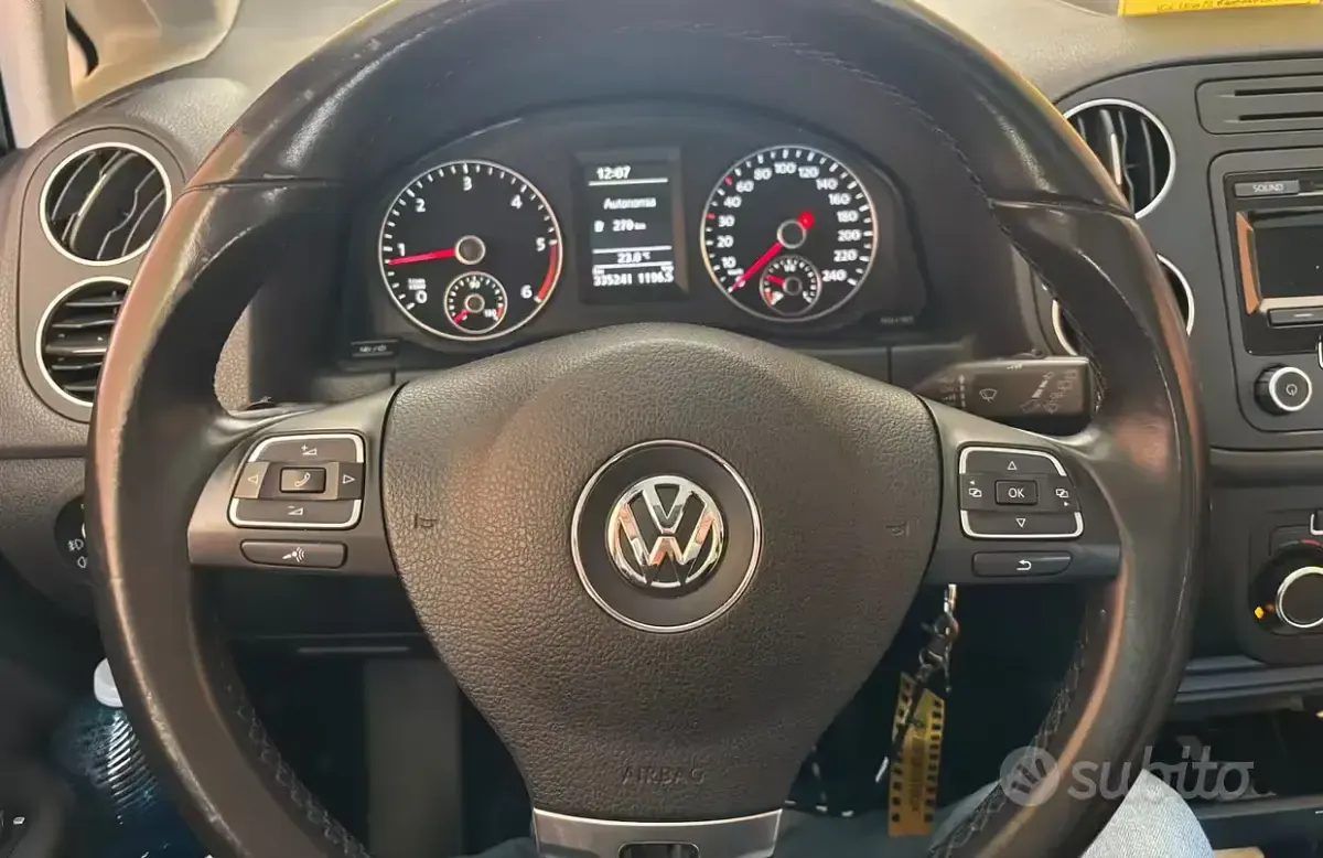 Usata VW Golf Plus 105 CV (77 kW) 2014 Bianco Monovolume