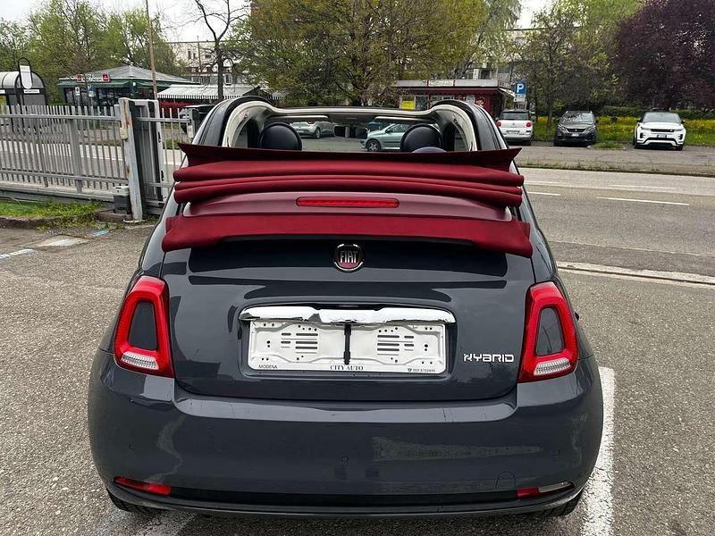 Usata Fiat 500C Red 69 CV (50 kW) 2022 Rosso pastello Cabrio