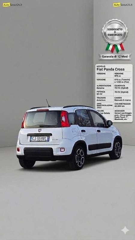 Usata Fiat Panda 69 CV (50 kW) 2022 Bianco Utilitaria