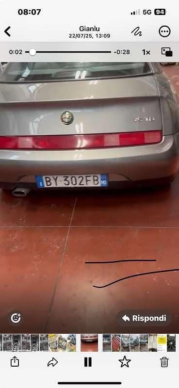 Usata Alfa Romeo GTV 201 CV (147 kW) 2001 Argento Coupé