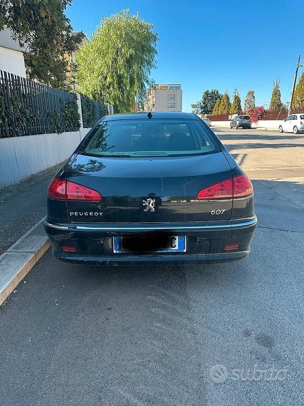 Usata Peugeot 607 170 CV (125 kW) 2007 Nero Berlina