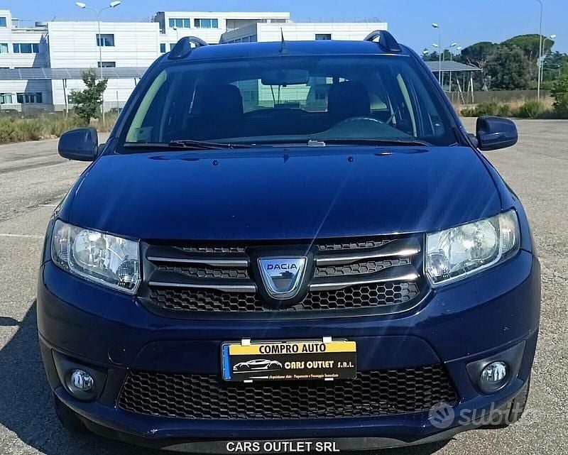 Usata Dacia Logan MCV Ambiance 75 CV (55 kW) 2015 Blu Station wagon
