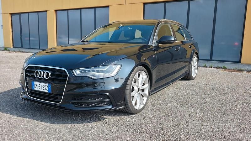Usata Audi A6 S-Line 245 CV (180 kW) 2012 Nero Station wagon