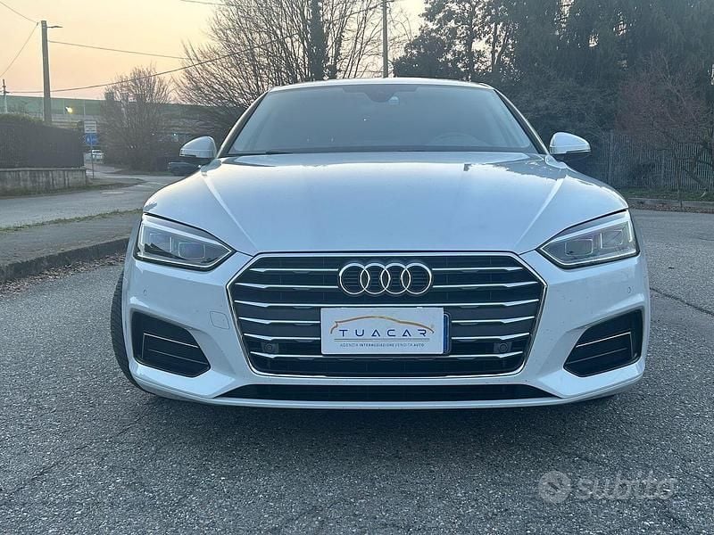 Usata Audi A5 Business 190 CV (139 kW) 2018 Bianco Coupé