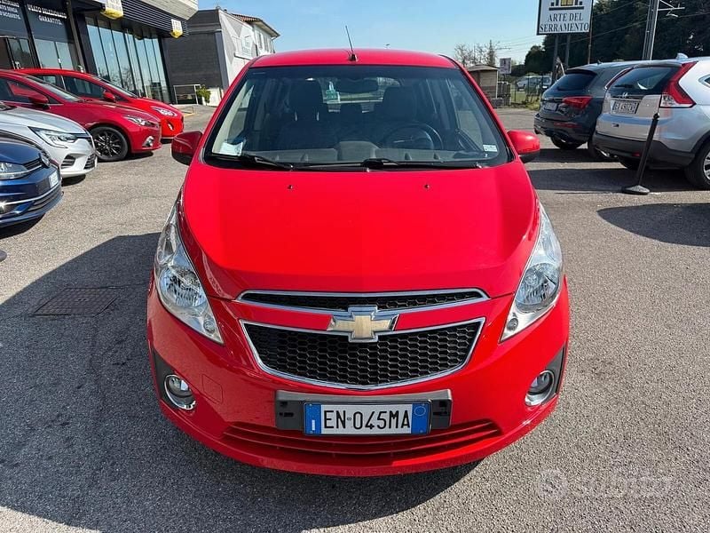 Usata Chevrolet Spark 68 CV (50 kW) 2012 Rosso Utilitaria