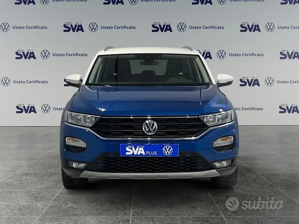 Usata VW T-Roc Style 150 CV (110 kW) 2019 Blu SUV