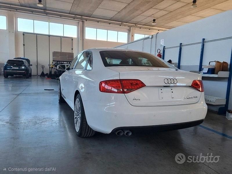Usata Audi A4 S-Line 2010 Bianco Berlina