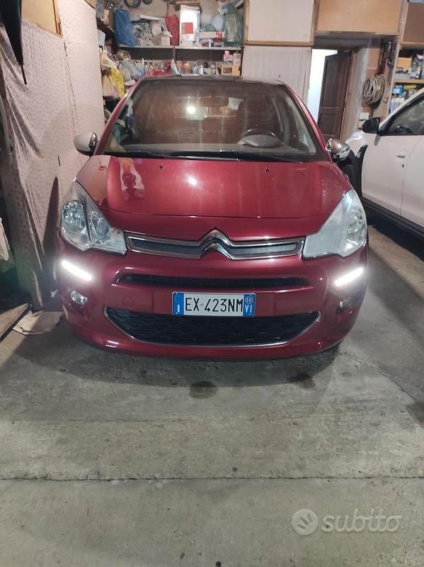 Usata Citroën C3 82 CV (60 kW) 2014 Rosso Utilitaria