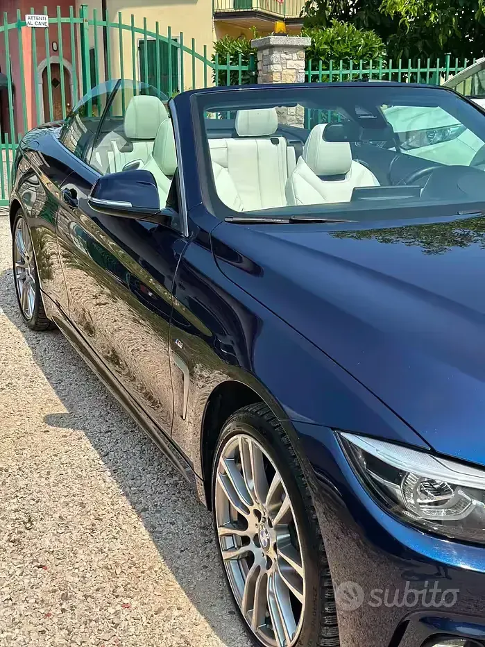 Usata BMW 440 Cabriolet M Sport 326 CV (239 kW) 2019 Blu Cabrio