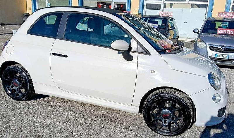 Usata Fiat 500C Pop 69 CV (50 kW) 2014 Bianco Cabrio
