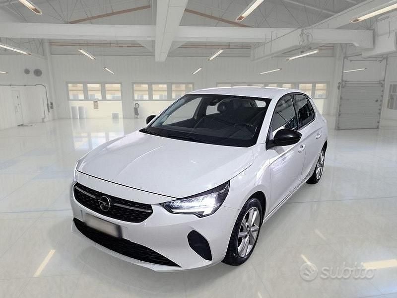Usata Opel Corsa Elegance 100 CV (73 kW) 2021 Bianco Utilitaria