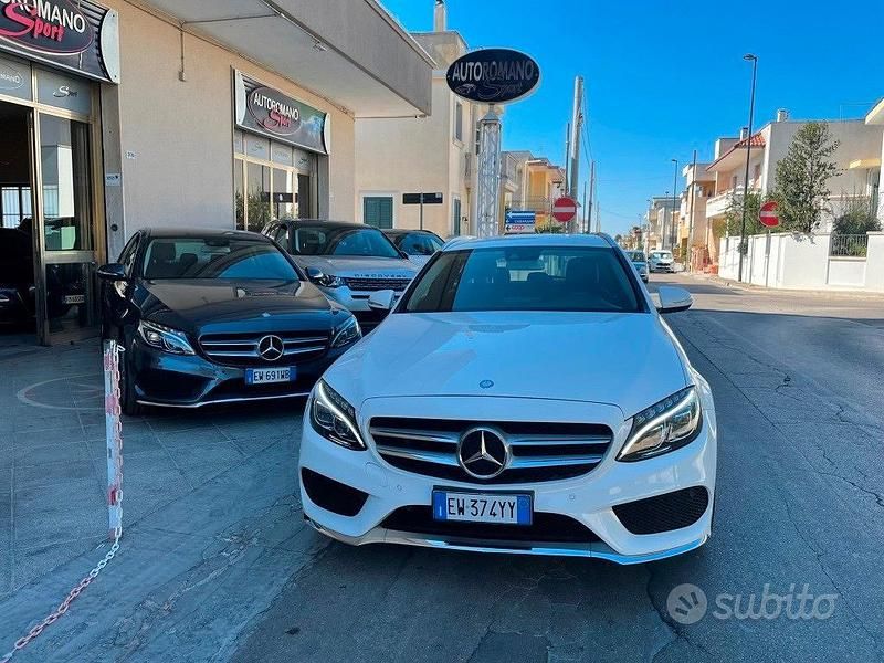 Bianco Usata 2014 Mercedes C220 AMG Station wagon | 18.500 € (Buon prezzo) - Immagine 1/4