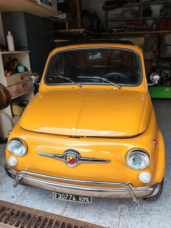 Usata Fiat 500 1970 Giallo Utilitaria