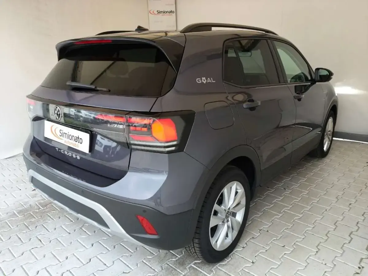 Usata VW T-Cross Goal 95 CV (69 kW) 2025 Grigio scuro SUV