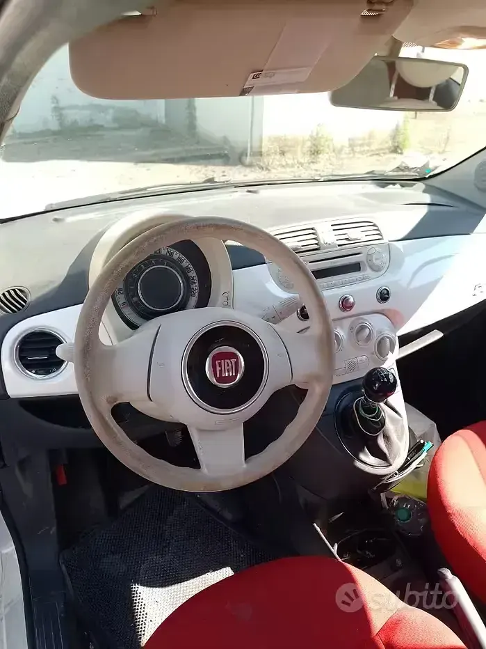 Usata Fiat 500 2012 Bianco Berlina