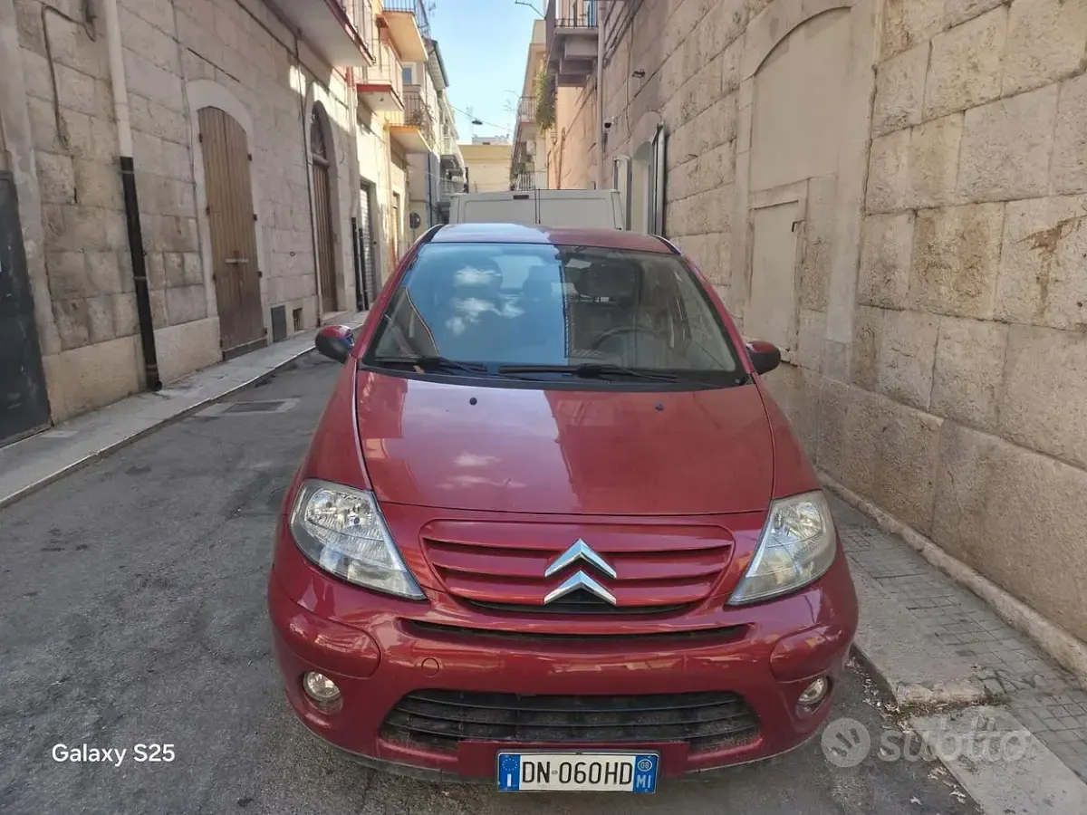 Usata Citroën C3 60 CV (44 kW) 2008 Rosso Berlina