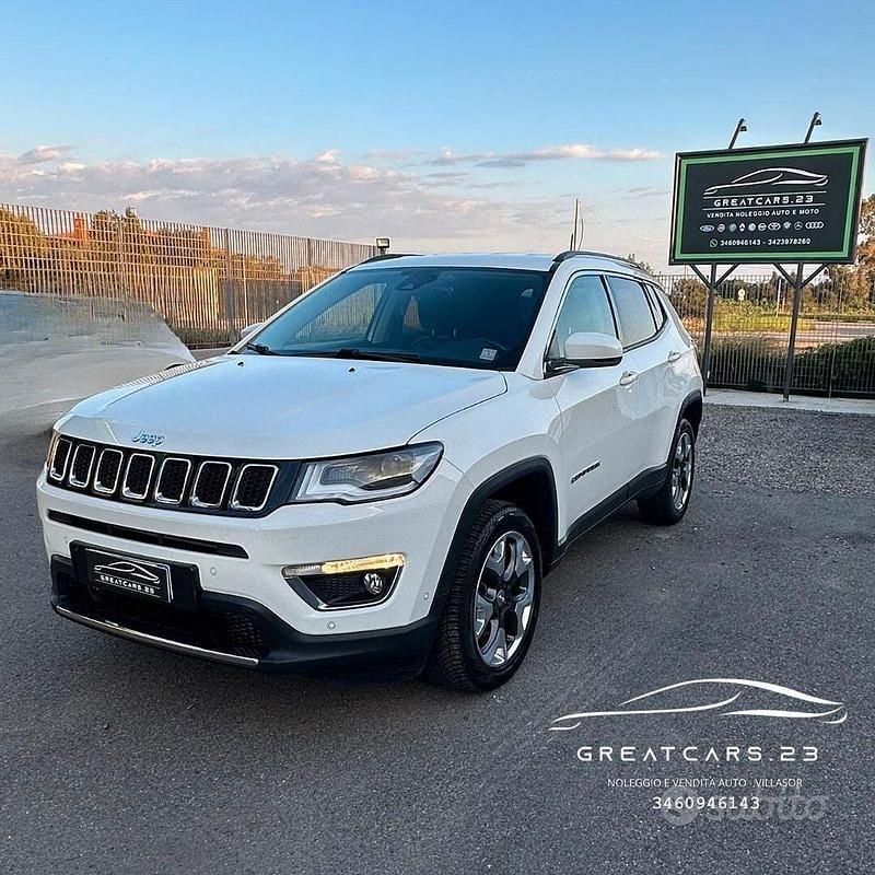 Usata Jeep Compass Limited 140 CV (102 kW) 2018 Bianco SUV