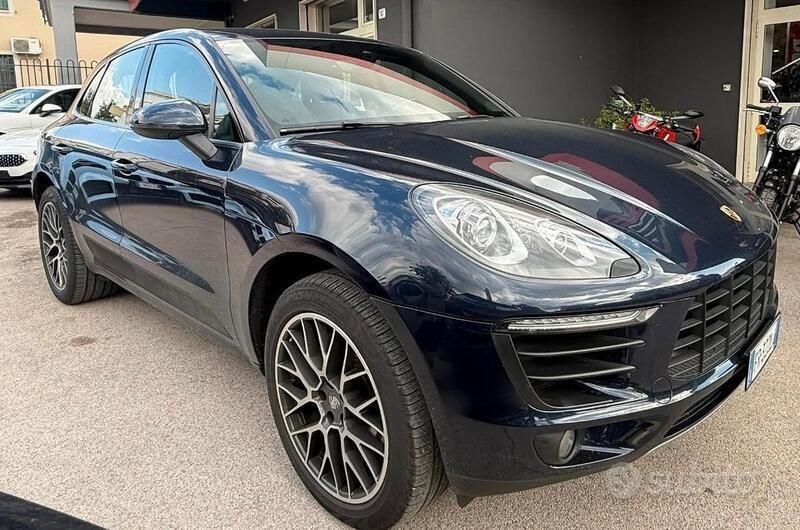 Usata Porsche Macan 252 CV (185 kW) 2018 Blu SUV