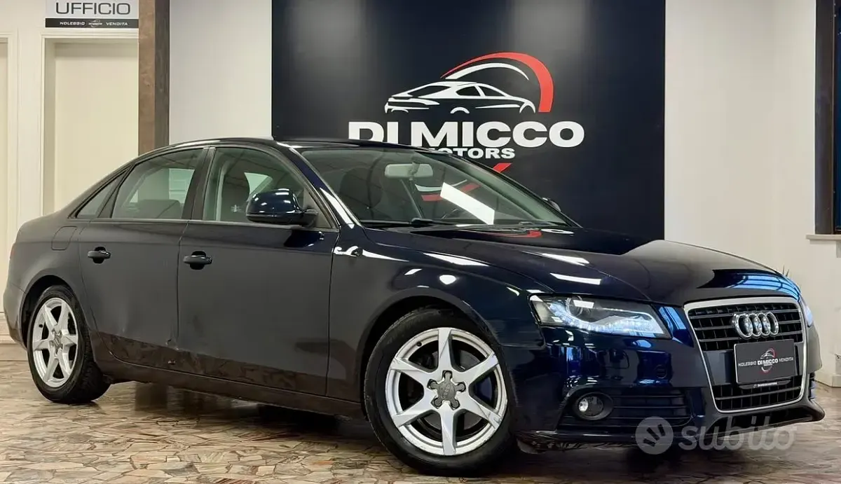Usata Audi A4 Advanced 160 CV (117 kW) 2008 Blu Berlina