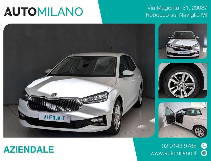 Usata Skoda Fabia Selection 80 CV (58 kW) 2024 Bianco Utilitaria
