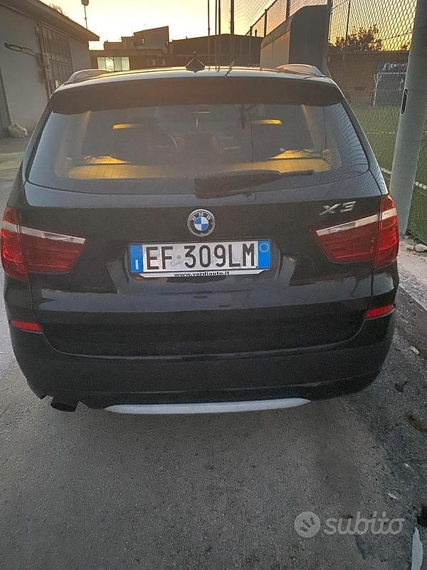 Usata BMW X3 184 CV (135 kW) 2010 Nero SUV
